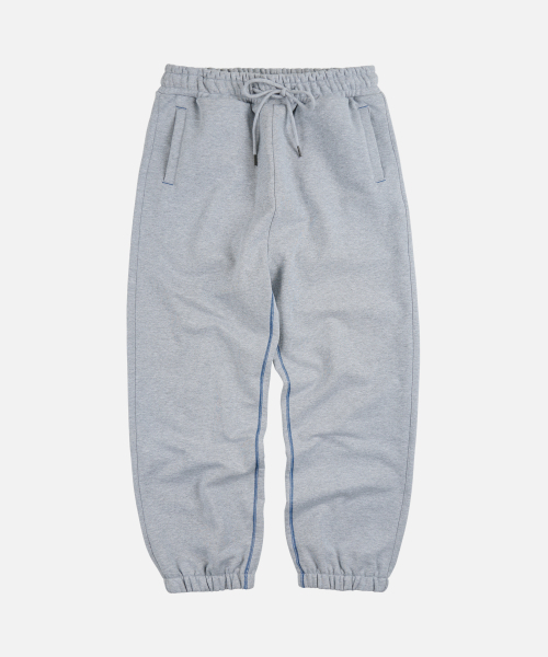 FRIZMWORKS(フリズムワークス)の「COVER STITCH SWEAT PANTS _ GRAY(スウェットパンツ・メンズ・その他・X-LARGE/SMALL/MEDIUM/LARGE)」の1枚目の写真