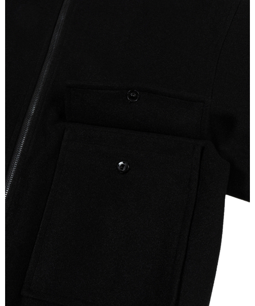 MOAA(モア)の「Structured Oversized Blouson (BLACK)(ブルゾン・レディース・その他・SMALL/MEDIUM)」の2枚目の写真