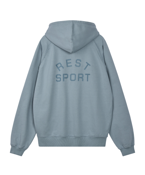 Rest & Recreation パーカー RS ZIP-UP HOODIE - SKY BLUE（パーカー）｜Rest&Recreation（レスト