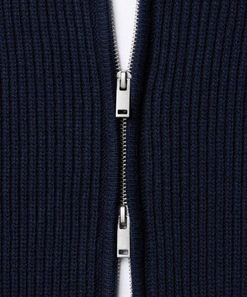 MUSINSA STANDARD（ムシンサスタンダード）の「リラックスドリブニットジップアップ [ネイビー]（ニット/セーター・メンズ・その他・SMALL/MEDIUM/LARGE/X-LARGE/XX-LARGE）」の8枚目の写真