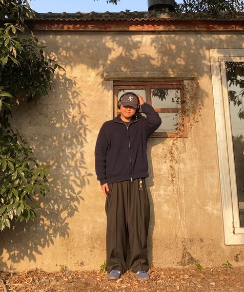 MUSINSA STANDARD（ムシンサスタンダード）の「リラックスドリブニットジップアップ [ネイビー]（ニット/セーター・メンズ・その他・SMALL/MEDIUM/LARGE/X-LARGE/XX-LARGE）」の11枚目の写真