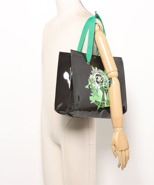FLAPPER(フラッパー)の「The Powerpuff Girls×Flapper ショッパー風トートバッグ(トートバッグ・レディース・グリーン/ピンク/ライトブルー・FREE)」の21枚目の写真