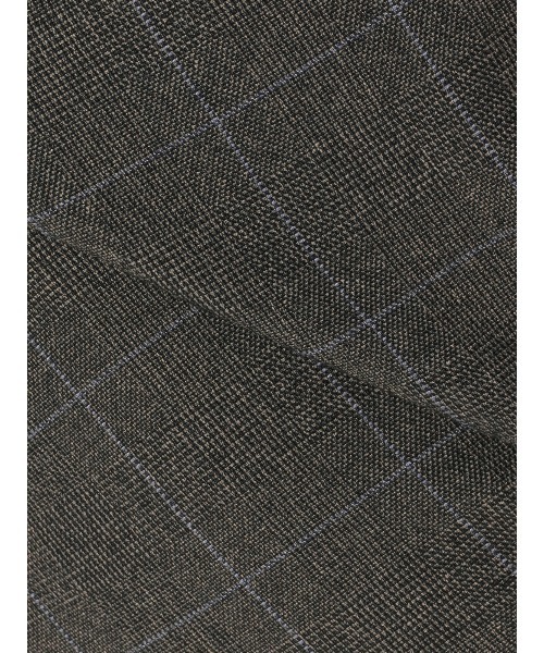 SUIT SQUARE(スーツスクエア)の「ダブルブレストジャケット ウォッシャブル ストレッチ ウールライクポリエステル グレンチェック(テーラードジャケット・レディース・グレー・42(13号)/40(11号)/38(9号)/36(7号))」の10枚目の写真