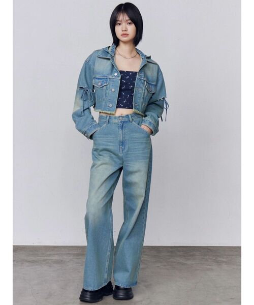 EMODA（エモダ）の「ワイドルーズジーンズ（デニムパンツ）」 - WEAR