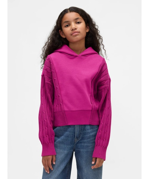 セール】ヴィンテージソフト ミックスメディア パーカー (キッズ