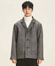 TRIP LE SENS（トリップ ル センス）の「Thinsulate Wool Check Blazer BLACK（テーラードジャケット）」