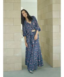 Ungrid | エスニックフラワーボリュームワンピース(ワンピース)