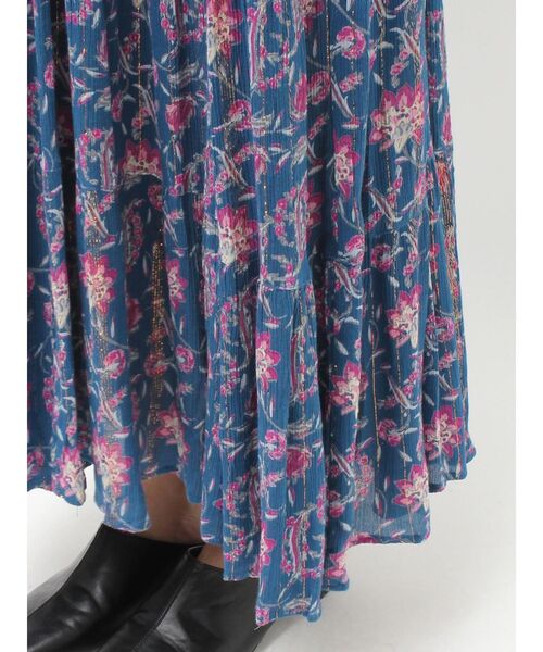 Ungrid（アングリッド）の「エスニックフラワーボリュームワンピース（ワンピース・レディース・オフホワイト/ブルー・FREE）」の16枚目の写真