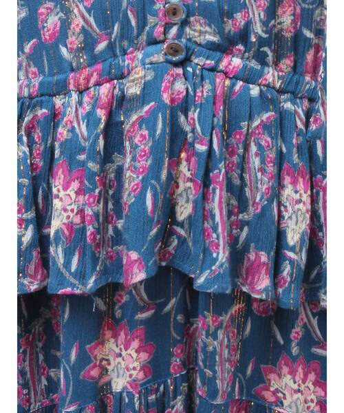 Ungrid（アングリッド）の「エスニックフラワーボリュームワンピース（ワンピース・レディース・オフホワイト/ブルー・FREE）」の19枚目の写真