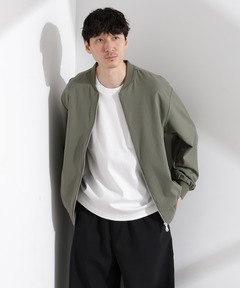 セール】テンセルレーヨンサテン MA-1 ブルゾン（ブルゾン）｜23区 L