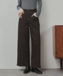 hunch（ハンチ）の「ストレッチデニム ワイドパンツ（デニムパンツ）」