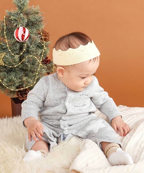 SLAP SLIP BABY(スラップスリップベビー)の「クラウンリボンニットカチュームベビー(その他ベビー用品・キッズ・イエロー/ピンク・FREE)」の3枚目の写真