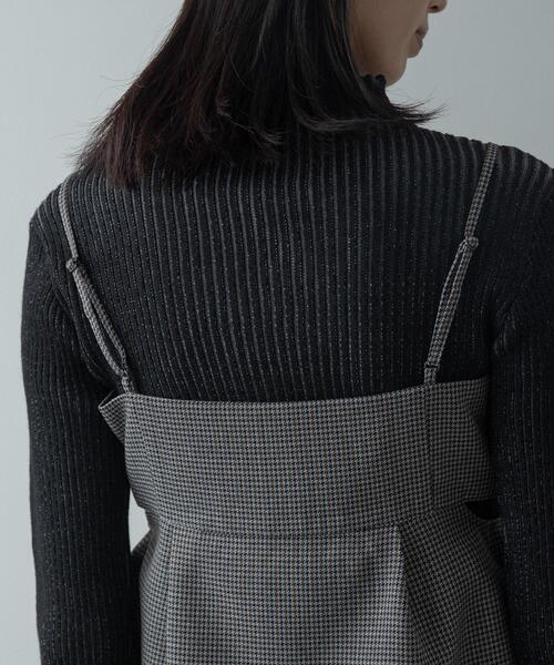 GALLEST(ギャレスト)の「ガンクラブチェックビスチェ(シャツ/ブラウス・レディース・ベージュ系1/ブラック系1・38)」の17枚目の写真