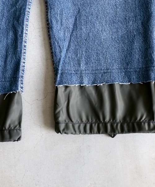 POLIQUANT（ポリクアント）の「【POLIQUANT/ポリクアント】THE DEFORMED ADJUSTABLE THRIFTING DENIM 550 FIGURE ARCHIVES（デニムパンツ・メンズ・インディゴブルー・1/2/3）」の3枚目の写真