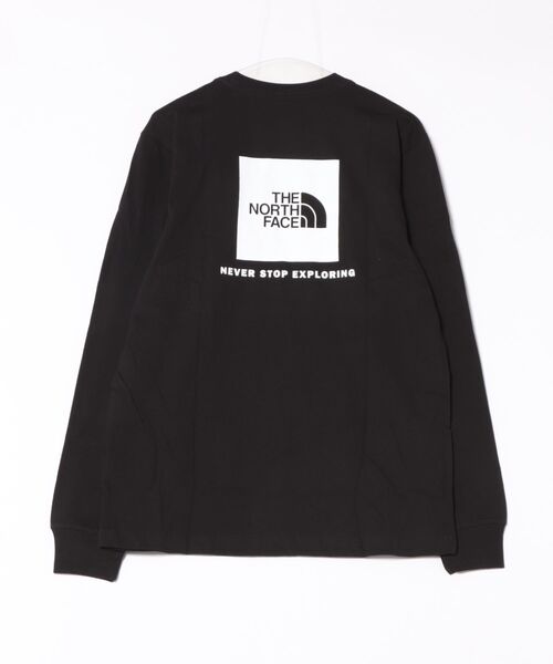 THE NORTH FACE(ザノースフェイス)の「【THE NORTH FACE/ザ・ノースフェイス】長袖 Tシャツ カットソー ボックスロゴTシャツ(Tシャツ/カットソー・メンズ・ホワイト/ブラック・MEDIUM/LARGE/X-LARGE/L/XL)」の4枚目の写真