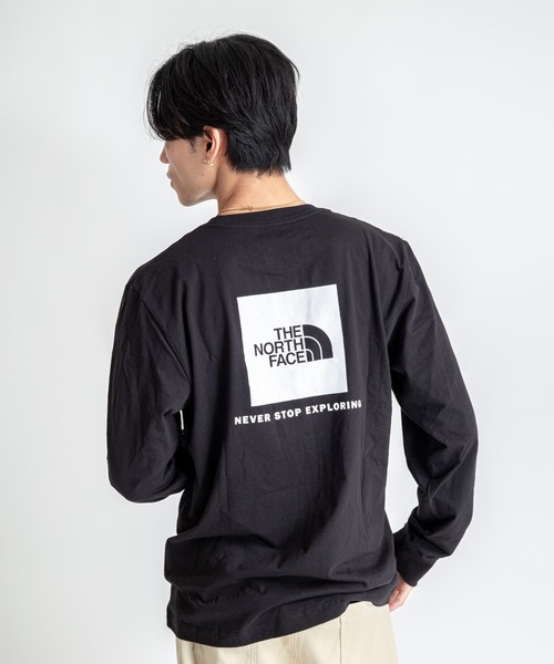 THE NORTH FACE(ザノースフェイス)の「【THE NORTH FACE/ザ・ノースフェイス】長袖 Tシャツ カットソー ボックスロゴTシャツ(Tシャツ/カットソー・メンズ・ホワイト/ブラック・MEDIUM/LARGE/X-LARGE/L/XL)」の18枚目の写真