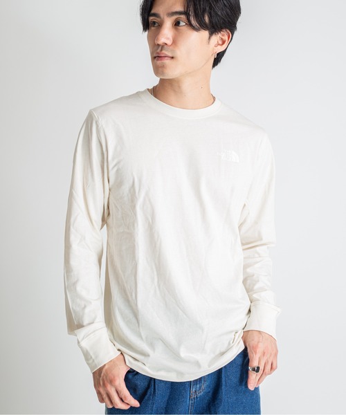 THE NORTH FACE(ザノースフェイス)の「【THE NORTH FACE/ザ・ノースフェイス】長袖 Tシャツ カットソー ボックスロゴTシャツ(Tシャツ/カットソー・メンズ・ホワイト/ブラック・MEDIUM/LARGE/X-LARGE/L/XL)」の8枚目の写真