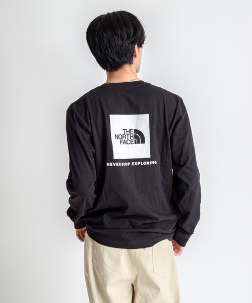 THE NORTH FACE(ザノースフェイス)の「【THE NORTH FACE/ザ・ノースフェイス】長袖 Tシャツ カットソー ボックスロゴTシャツ(Tシャツ/カットソー・メンズ・ホワイト/ブラック・MEDIUM/LARGE/X-LARGE/L/XL)」の19枚目の写真
