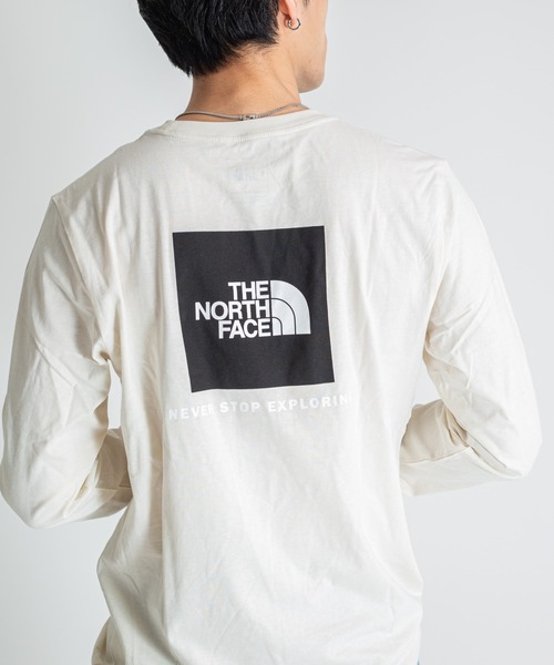 THE NORTH FACE(ザノースフェイス)の「【THE NORTH FACE/ザ・ノースフェイス】長袖 Tシャツ カットソー ボックスロゴTシャツ(Tシャツ/カットソー・メンズ・ホワイト/ブラック・MEDIUM/LARGE/X-LARGE/L/XL)」の12枚目の写真