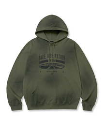 TAKE INSPIRATION WASHED HOODIE - KHAKI