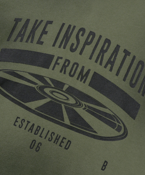 BROWNBREATH（ブラウンブレス）の「TAKE INSPIRATION WASHED HOODIE - KHAKI（パーカー・レディース・その他・SMALL/MEDIUM/LARGE/X-LARGE）」の4枚目の写真