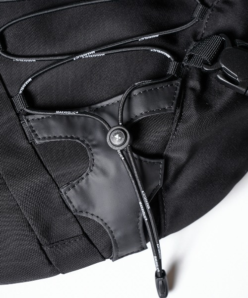 MAKAVELIC(マキャベリック)の「【MAKAVELIC】DELTA MESSENGER BAG(ボディバッグ/ウエストポーチ・メンズ・ブラック・FREE)」の7枚目の写真