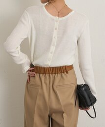 Omekashi | 2WAYフリルリブニットカーディガン(カーディガン/ボレロ)