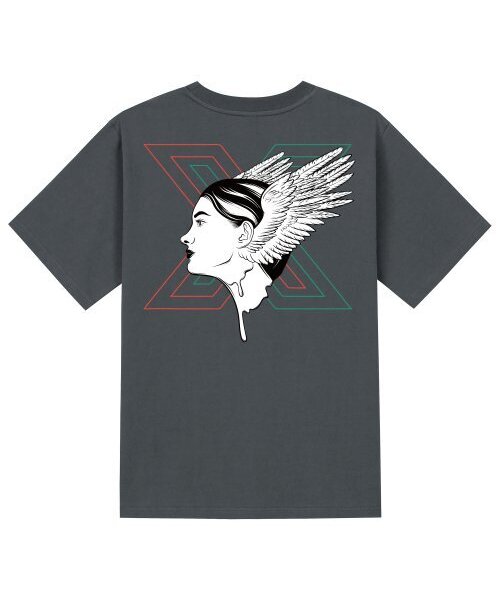 KAN6312(カン6312)の「KTG0035 カンウーマン 半袖Tシャツ - グレー(Tシャツ/カットソー・レディース・その他・LARGE/MEDIUM/SMALL/X-LARGE)」の1枚目の写真