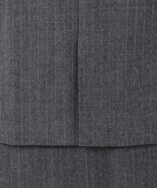 COMME CA(コムサ)の「〔 TALLサイズ 〕 【セットアップ対応】ウールストライプ シングルジャケット(スーツジャケット・レディース・グレー/ネイビー・13号/15号)」の19枚目の写真