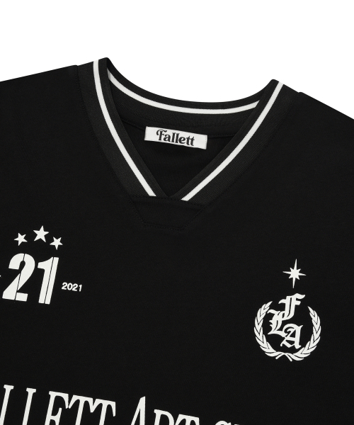 Fallett(ファレット)の「アートクラブフットボール半袖Tシャツブラック(Tシャツ/カットソー・レディース・その他・LARGE)」の3枚目の写真