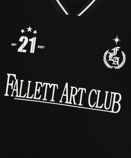 Fallett(ファレット)の「アートクラブフットボール半袖Tシャツブラック(Tシャツ/カットソー・レディース・その他・LARGE)」の4枚目の写真