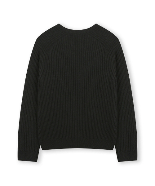 BESLOW(ビースロー)の「CASHMERE BLENDED SLIM FIT CREW NECK KNIT BLACK(ニット/セーター・メンズ・その他・SMALL/MEDIUM/LARGE/X-LARGE)」の6枚目の写真