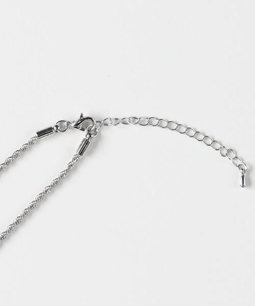 Right-on（ライトオン）の「Right-on Basic(ライトオンベーシック)【レディース】シンプルチェーンネックレス（ネックレス・レディース・シルバー・ONE SIZE）」の6枚目の写真