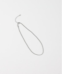 Right-on（ライトオン）の「【Right-on Basic】シンプルチェーンネックレス (ミニマルデザイン/微光沢メタリック/レイヤード対応/デイリーアクセ)（ネックレス）」