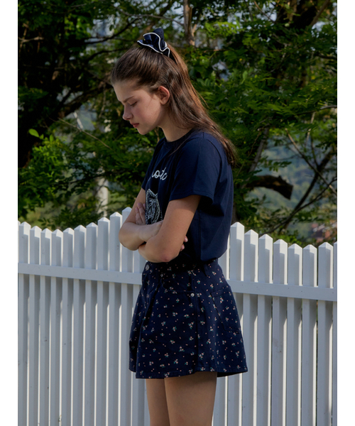 ANOETIC（アノエティック）の「ANC LOVE BASIC T-SHIRT_NAVY（Tシャツ/カットソー・レディース・ネイビー・FREE）」の3枚目の写真
