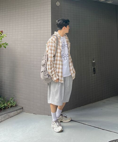 bounDary（バウンダリー）の「ツーピンタックワイドバミューダショートパンツ [グレー]（その他パンツ・レディース・その他・LARGE/MEDIUM/X-LARGE）」の16枚目の写真