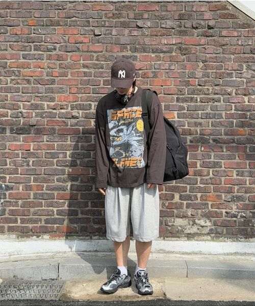 bounDary（バウンダリー）の「ツーピンタックワイドバミューダショートパンツ [グレー]（その他パンツ・レディース・その他・LARGE/MEDIUM/X-LARGE）」の17枚目の写真
