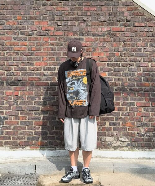 bounDary（バウンダリー）の「ツーピンタックワイドバミューダショートパンツ [グレー]（その他パンツ・レディース・その他・LARGE/MEDIUM/X-LARGE）」の19枚目の写真