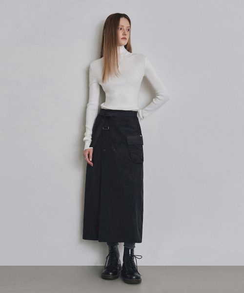 COSTUME O’CLOCK(コスチュームオクロック)の「リバーシブルパディングラップスカート ブラック COWSK003BLACK(スカート・レディース・その他・F)」の5枚目の写真