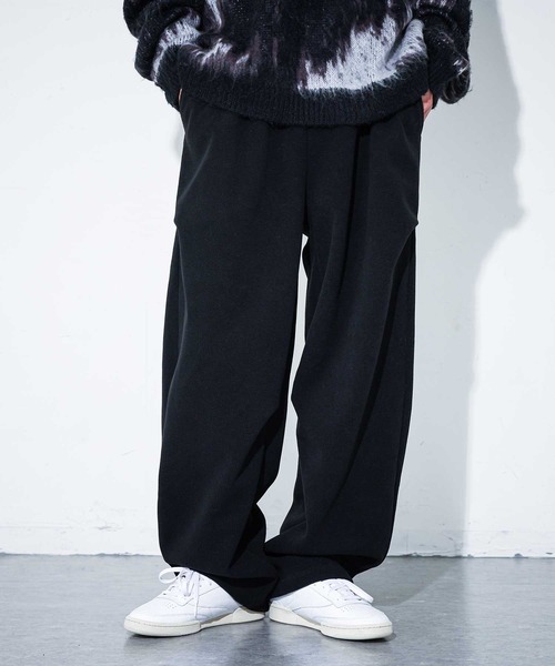 MDR(エムディアール)の「マイクロチェックバレルレッグパンツ(その他パンツ・メンズ・グレー/ブラック・M/L)」の2枚目の写真