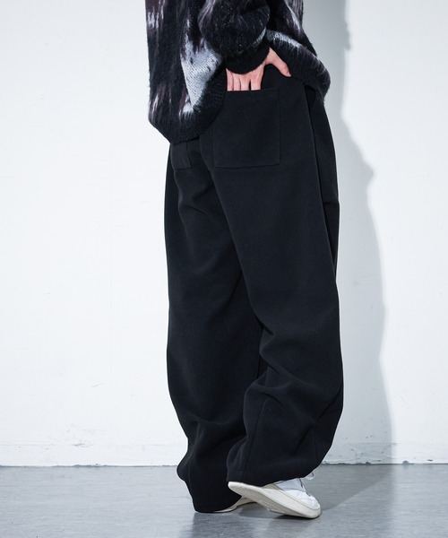 MDR(エムディアール)の「マイクロチェックバレルレッグパンツ(その他パンツ・メンズ・グレー/ブラック・M/L)」の4枚目の写真