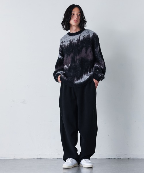 MDR(エムディアール)の「マイクロチェックバレルレッグパンツ(その他パンツ・メンズ・グレー/ブラック・M/L)」の7枚目の写真