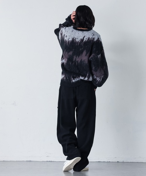 MDR(エムディアール)の「マイクロチェックバレルレッグパンツ(その他パンツ・メンズ・グレー/ブラック・M/L)」の8枚目の写真