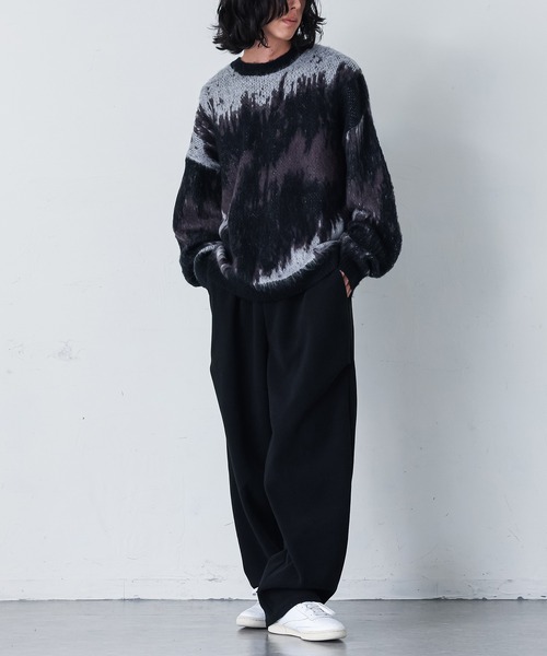 MDR(エムディアール)の「マイクロチェックバレルレッグパンツ(その他パンツ・メンズ・グレー/ブラック・M/L)」の9枚目の写真