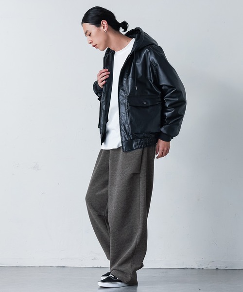 MDR(エムディアール)の「マイクロチェックバレルレッグパンツ(その他パンツ・メンズ・グレー/ブラック・M/L)」の11枚目の写真