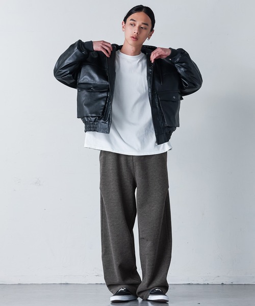 MDR(エムディアール)の「マイクロチェックバレルレッグパンツ(その他パンツ・メンズ・グレー/ブラック・M/L)」の14枚目の写真