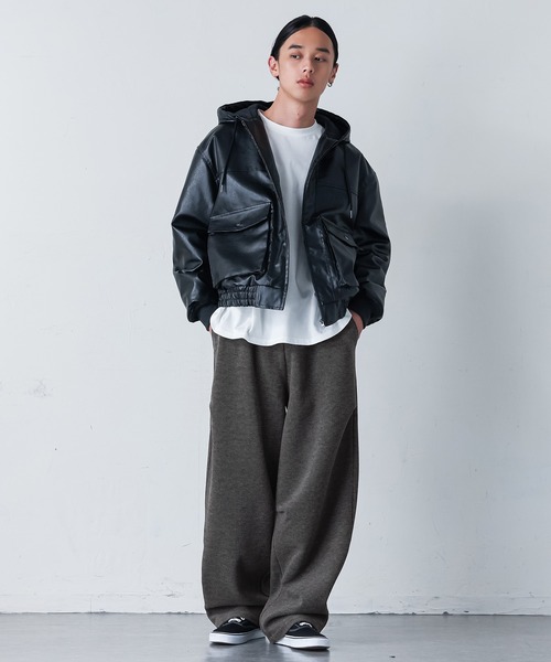 MDR(エムディアール)の「マイクロチェックバレルレッグパンツ(その他パンツ・メンズ・グレー/ブラック・M/L)」の16枚目の写真