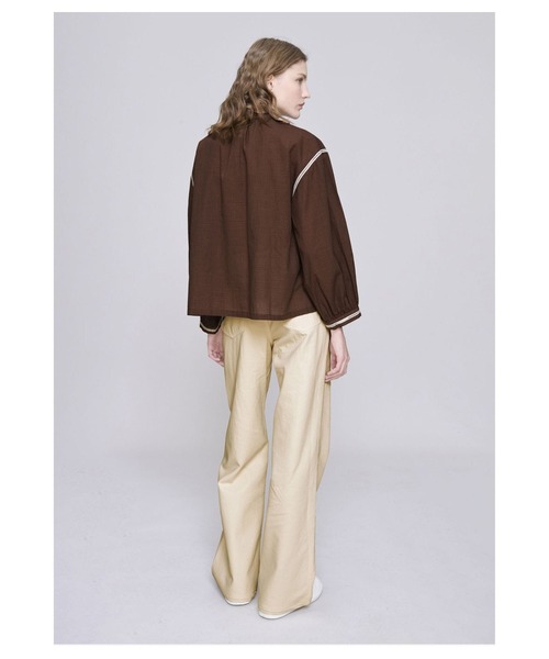 A.P.C.（アーペーセー）の「BLOUSE BETH（シャツ/ブラウス・レディース・ブラウン・36）」の3枚目の写真