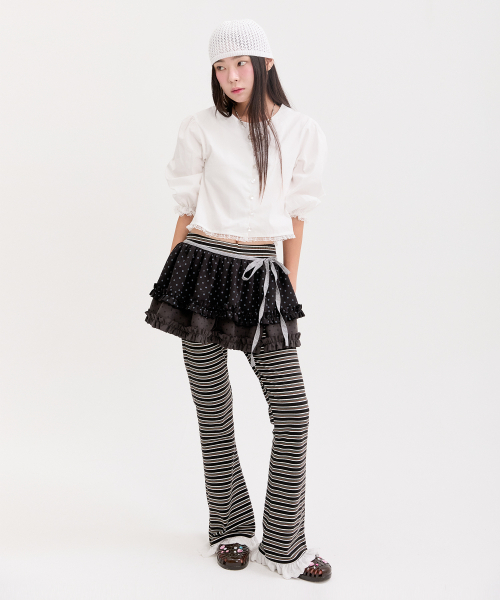 NEFNEF(ネフネフ)の「frill wrap skirt_dot(スカート・レディース・その他・FREE)」の3枚目の写真
