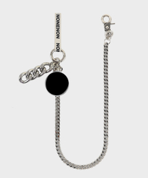 NONENON（ノンノン）の「BLACK CIRCLE KEYRING_L（キーケース/キーアクセサリー）」